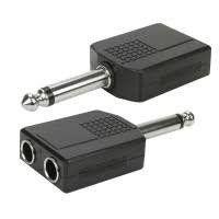 Adaptador P10 Plastico P10 Mono P/ 2 J10 Mono Pct Com 10pçs