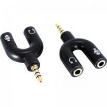 Adaptador P2 4c X 2j2 Estéreo Níquel Adap0066 Preto... Adaptador P2 4c X 2j2 Estéreo Níquel Adap0066 Preto...