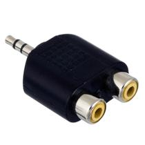 Adaptador P2 Stereo Para 2 Jack Rca Pct10Pçs
