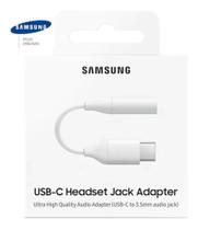 Adaptador P2 USB C Para Fone Compativel Samsung M52 5G, A53 -Branco