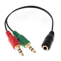 Adaptador P3 Fêmea Para 2 P2 Stereo Macho