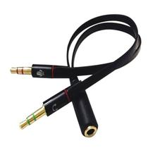 Adaptador p3 femea x p2 macho preto md9 - 8042