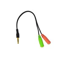 Adaptador P3 Macho Para P2 Fone Headset Microfone Console