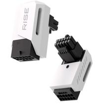 Adaptador para Cabo de Fonte PCIE 5.0 12VHPWR 90 Graus Standard Rise Mode, Branco - RM-ADPCIE-90-FW