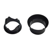 Adaptador para calha e condutor Myard 4" em PVC preto Adaptador para calha e condutor Myard 4" em PVC preto