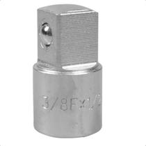 Adaptador Para Chave Soquete Encaixe 3/8 Fêmea x 1/2 Macho Aço Cromo-Vanádio Cromado King Tony 3814 Adaptador Para Chave Soquete Encaixe 3/8 Fêmea x 1/2 Macho Aço Cromo-Vanádio Cromado King Tony 3814