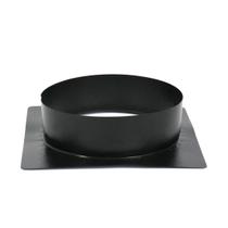 Adaptador Para Duto 10 Polegadas 35x35 Preto - Chaminé Forn Adaptador Para Duto 10 Polegadas 35x35 Preto - Chaminé Forn