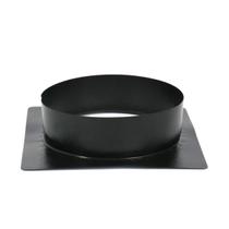 Adaptador Para Duto 11 Polegadas 35x35 Preto - Chaminé Forn Adaptador Para Duto 11 Polegadas 35x35 Preto - Chaminé Forn