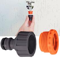 Adaptador para Engate Rápido Tramontina para Torneira com Rosca 3/4" e Bucha de redução 1/2" Para Jardim Irrigação Adaptador para Engate Rápido Tramontina para Torneira com Rosca 3/4" e Bucha de redução 1/2" Para Jardim Irrigação
