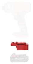 Adaptador para ferramentas sem fio Bad User 20V para Milwaukee M18 RED Adaptador para ferramentas sem fio Bad User 20V para Milwaukee M18 RED