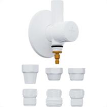 Adaptador Para Filtro De Agua Blukit 6Em1 Com Registro Branco 310906-21 Adaptador Para Filtro De Agua Blukit 6Em1 Com Registro Branco 310906-21