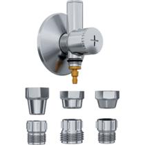 Adaptador Para Filtro De Agua Blukit 6Em1 Com Registro Cromado 310905-21 Adaptador Para Filtro De Agua Blukit 6Em1 Com Registro Cromado 310905-21