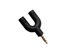 Adaptador Para Fone Headset Microfone Lapela P2 X P3 Áudio