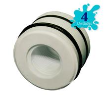 Adaptador para LED Piscina Tubo 50mm Brustec 4 unidades