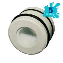 Adaptador para LED Piscina Tubo 50mm Brustec 5 unidades