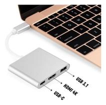 Adaptador para Macbook M1 com Saída USB 3.0 + HDMI 4k - Andriani Store