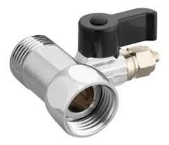 Adaptador para Purificador de Água 1x2 com Registro Saída 1x4