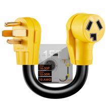 Adaptador para secadora Suplevel NEMA 14-30P para 10-30R 30A 250V Adaptador para secadora Suplevel NEMA 14-30P para 10-30R 30A 250V