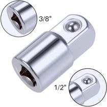 Adaptador para Soquete 3/8" Fêmea Para 1/2" Macho Alongador Conversor Adaptador para Soquete 3/8" Fêmea Para 1/2" Macho Alongador Conversor