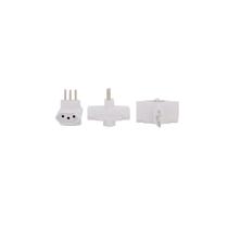 Adaptador para Tomada em Plástico/PVC Branco 3 Saídas - 2P+T - 10A - 250V - Imporiente Adaptador para Tomada em Plástico/PVC Branco 3 Saídas - 2P+T - 10A - 250V - Imporiente
