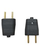 Adaptador para tomada plugue macho 2 pinos 10a