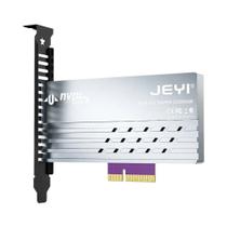 Adaptador PCIe 5.0 De Alta Velocidade Para M.2 NVMe Com Dissipador De Calor JEYI, Conversor SSD De Adaptador PCIe 5.0 De Alta Velocidade Para M.2 NVMe Com Dissipador De Calor JEYI, Conversor SSD De