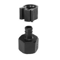 Adaptador PEXLOCK 30841 Fêmea 1/2 polegada a 1/2 polegada preto
