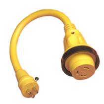 Adaptador Pigtail Marinco 104SPP 30A 125V fêmea para 15A 125V macho Adaptador Pigtail Marinco 104SPP 30A 125V fêmea para 15A 125V macho