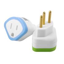 Adaptador Pino Chato 3 Pinos 2p + T 10a/250v Branco Dn1630 - PC / 12