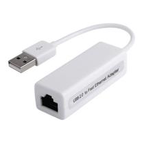 Adaptador Placa de Rede USB 2.0 para Ethernet LAN RJ45 10/100Mbps