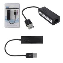 Adaptador placa de rede usb 20 com rj45 knup bbt80