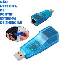 Adaptador placa de rede USB para RJ45