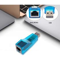 Adaptador placa de rede USB para RJ45 não necessita de fontes externas de energia - Filó Modas