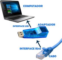 Adaptador placa de rede USB para RJ45 novidade