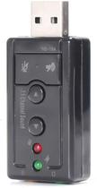 Adaptador placa de som 7.1 - plug and play usb