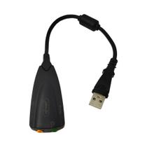 Adaptador Placa De Som Externa Usb 7.1 Knup Hb T130