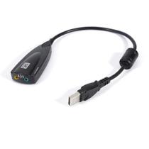 Adaptador Placa De Som Usb 7.1 Adaptador Áudio Notebook Pc