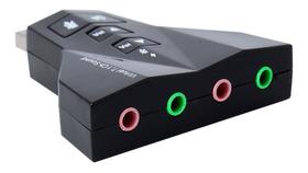 Adaptador placa de som usb 7.1 entrada p2 (fone e microfone) Adaptador placa de som usb 7.1 entrada p2 (fone e microfone)