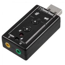 Adaptador Placa De Som Virtual KNUP HB-T64 De Canal 7.1 USB