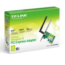 Adaptador Placa PCI EXPRESS Wireless TP-LINK TL-WN781ND 150 MBPS Adaptador Placa PCI EXPRESS Wireless TP-LINK TL-WN781ND 150 MBPS