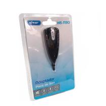 Adaptador Placa Som Usb 7.1 Áudio Notebook Pc Windows T-130 Adaptador Placa Som Usb 7.1 Áudio Notebook Pc Windows T-130