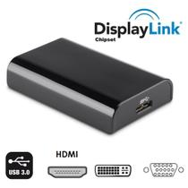 Adaptador Placa Video Usb 3.0/2.0 Dvi Hdm Vga Ic Displaylink