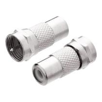 Adaptador plug femea macho x rca femea pct/10 storm