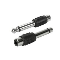 Adaptador Plug P10 Mono Para Rca Jack