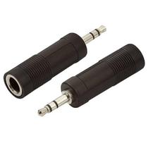 Adaptador Plug P2 Macho x P10 Femea Conector Fone de Ouvido - Mod. LE-5533 - It.Blue