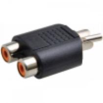 Adaptador Plug Rca X 2 Jack Rca 1089 - Kit C/10