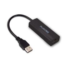 Adaptador Pluscable ADP-001 converte o padrao USB para RJ45 - Plus Cable