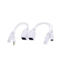 Adaptador PoE Passivo - Kit Adaptador Injetor + Separador - Branco - ChipSce 018-0156