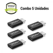 Adaptador Posh Conversor USB C Micro USB Samsung Asus Moto 5BK