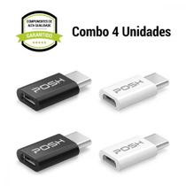 Adaptador Posh Conversor USB C Micro USB Samsung Moto 2BKx2WT